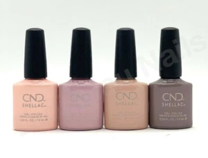 Esmalte de gel UV CND Shellac .25 oz - ¡COLECCIÓN DESNUDA NUEVO!¡! - Imagen 1 de 6