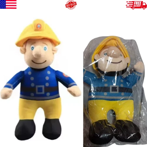Lindo Bombero Sam Hablando Juguete Suave Muñeco de Peluche Sonidos Canción 25CM Entretenimiento Regalo Foto 1 de 4