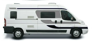 (No.768) Peugeot Boxer / Fiat Ducato / Citroen Relay Camper Van Graphics, Decals - Picture 1 of 8