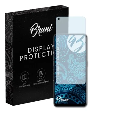 Bruni 2x Protective Film for OnePlus Nord CE 2 5G Screen Protector - Image 1 of 4