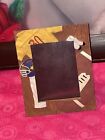 PRE OWNED IN GREAT SHAPE FOOTBALL 7 x 6 FOOTBALL PICTURE FRAME