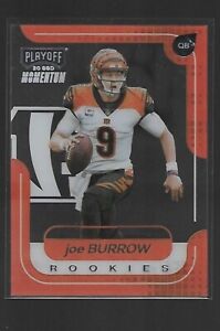 Joe Burrow 2020 Chronicles Playoff Momentum Clear Acetate M-1 Bengals - SEE Pic