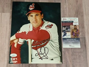 JSA Omar Vizquel Signed 8x10 Photo File COA Cleveland Indians Mariners Giants A - Picture 1 of 3