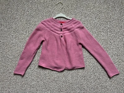 Suéter cárdigan de San Valentín rosa Boden 2-3 años para niñas pequeñas Foto 1 de 3