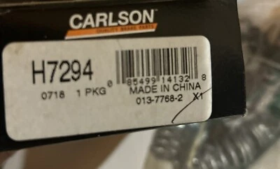 Kit de herrajes de freno de tambor - Todo en uno trasero Carlson H7294 nuevo stock antiguo - Envío gratuito Foto 1 de 4