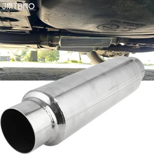 3" Exhaust Resonator 16" Long Universal Muffler Deep Tone Reduce Engine Noise - Picture 1 of 11