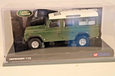 Corgi Classics 1:43s  CC07701 Land Rover Defender 110 Station Wagen - Green - Image 1 of 4