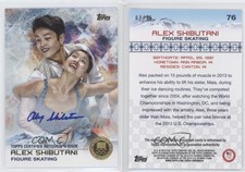 2014 US Olympic & Paralympic Team and Hopefuls Gold /15 Alex Shibutani #76 Auto