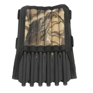 Mini Archery Arrow Quiver Bolt Bag Holder Pocket Holder Double Side Shooting - Picture 1 of 15