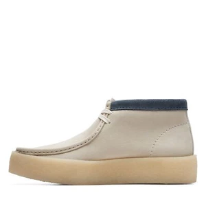 Clarks Mens Wallabee Cup Boot 8.5 White - Picture 1 of 7