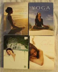 4 3-CD music sets Spa Day Yoga relax balance rebuild Calm relaxation for women - Imagen 1 de 6