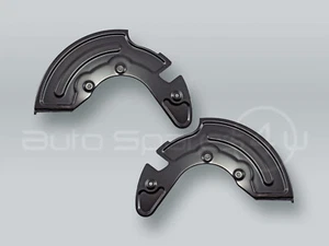 PAR de placas de salpicaduras de protección contra polvo del freno delantero se adapta a 1996-2001 AUDI A4 - Imagen 1 de 1