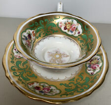 ANTIQUE Ye Olde Hall Potterie RICHARD BRIGGS CO. BOSTON Heavy Gold  TEA CUP