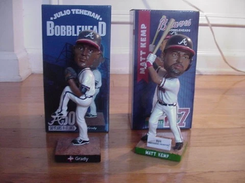 Julio Teheran Atlanta Braves SGA Bobblehead OR Matt Kemp  SGA Bobblehead-Pick 1 Cover