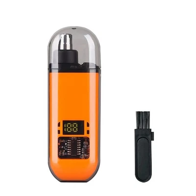 1PC USB Rechargeable Nose & Ear Hair Trimmer: Portable Electric Grooming Tool - Image 1 of 4