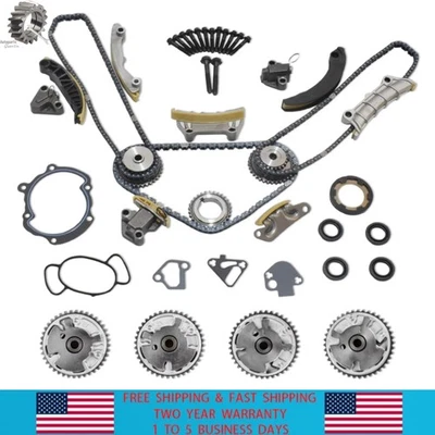 3.0L Timing Chain Kit W/ VVT Sprocket For 3.6L Chevy GMC Acadia Cadillac CTS SRX Foto 1 de 4