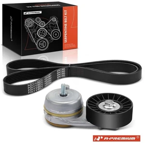 ✅ Serpentine Belt Drive Component Kit Air Conditioning for Ford F150 11-14 5.0L - Picture 1 of 8