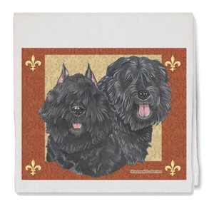 Bouvier des Flandres Decorative Cotton Kitchen Dish Towel, Pet Gift - Picture 1 of 1