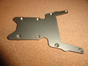 LOSI LST / LST2 HARD ANODIZED REAR SKID PLATE, SLIGHTLY MODIFIED, SEE BELOW. - Picture 1 of 11
