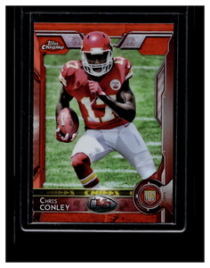 2015 Topps Chrome #159 Chris Conley Orange Refractor