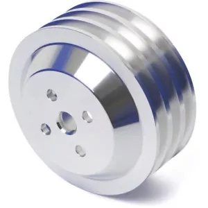 Polea bomba agua Ford FE alto flujo FFE 390 427 428 V-Belt Billet 3V 4 pernos 5,4" - Imagen 1 de 4