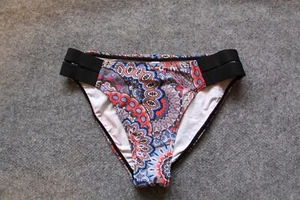 BIKINI UNTERTEIL SLIP GRÖSSE 42 BUNT GEMUSTERT SEITLICH BÄNDCHEN VON ESPRIT - Bild 1 von 1