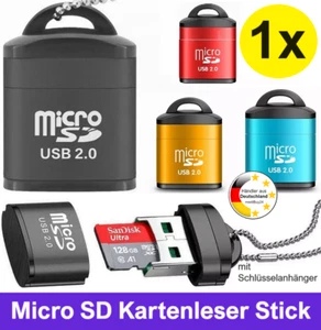 Kartenleser Micro SD USB A OTG Kartenlesegerät Speicherkarten Daten PC Laptop - Bild 1 von 10
