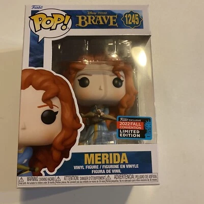 Brave (2012) - Mérida Pop! Figura Vinilo #1245 NYCC 2022 Con Protector Foto 1 de 4