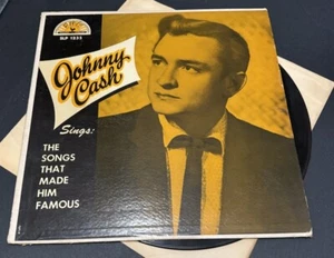 Johnny Cash Sings The Songs That Made Him Famous Vinyl Record Sun Records - Picture 1 of 4