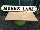 Vintage Road Name Sign Bunns Lane