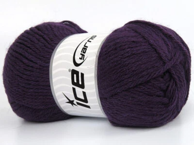 4-Skein Lot Zerda Alpaca Yarn medium 4x100g/175m Purple - Image 1 of 4
