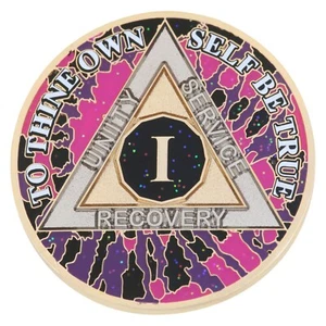12-Schritte AA Premium Glitzer Krawatte Färbung Medaillon Glitzer blau, Glitzer rosa - Bild 1 von 2