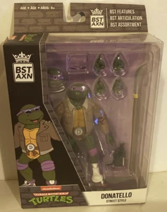 Teenage Mutant Ninja Turtles BST AXN Donatello Donnie Figura NUOVO - Foto 1 di 4