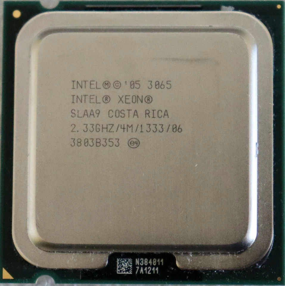 Intel Xeon 3065 2.33GHz 4M 1333 - SLAA9 Sockel 775 CPU 65nm 65 Watt - Image 1 of 1