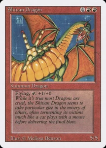 MTG Shivan Dragon - 3rd Edition / Revised #177 - Picture 1 of 1