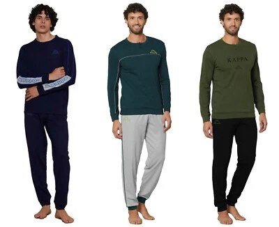 Pigiama UOMO cotone manica lunga estivo KAPPA primavera estate 8 colori