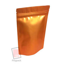 Shiny foil Glossy Stand Up Pouches Mylar Food Grade Zip Lock Heat Resealable Bag