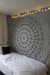 Indian Wall Hanging Decor Mandala Tapestry Bohemian Wall Hanging Boho - Picture 1 of 12