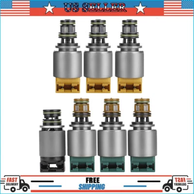 7X ZF 6HP19 6HP26 6HP32 Transmission Solenoid kit For 2002-2011 Audi A4 - Imagem 1 de 4