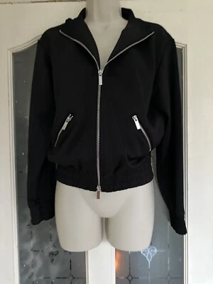 Forever Unique Black Zip Jacket Size 8 (Will Fit A 10) - Image 1 of 4