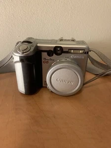Canon PowerShot G6 7.1 Megapixels 4x Digital Camera FOR PARTS . Turns On “ Works - Picture 1 of 12