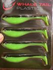 Whale Tail Plastics Boottail 4 Inches Green And Black Bass Fishing