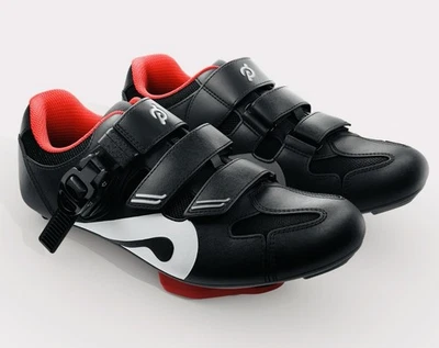 NUEVO Zapatos de Ciclismo Peloton - Para Hombre Talla 44 (US 10.5), Negros con Blanco y Rojo Foto 1 de 4