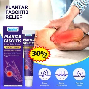 Fußschmerzlinderung Fußcreme Fersenschmerzcreme Sehnenhülle Knochensporn Schmerzcreme - Bild 1 von 9