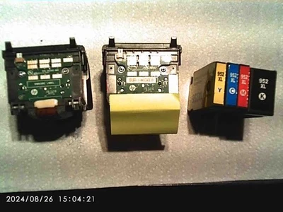 Two HP952 PRINT HEADS WITH FULL SET OF 952XL INK CARTRIDGES - READ FULL AD - Image 1 of 4