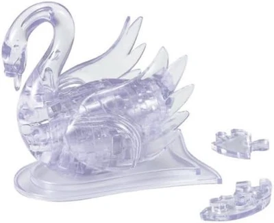 Rompecabezas de cristal cisne transparente 43 piezas Foto 1 de 3