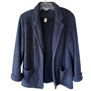L.L. Bean Blue Cozy Sweater KJacker Jacket Gr. L - Bild 1 von 9