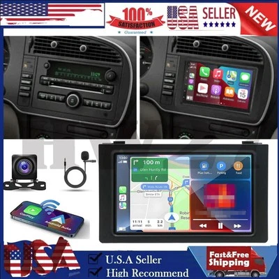 For 2007-2011 Saab 9-3 93 7" Android 13 Wireless Carplay Car Stereo Radio GPS Foto 1 de 4