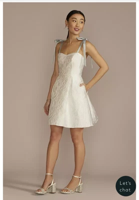 vestido de novia pequeño blanco talla 16 Foto 1 de 4