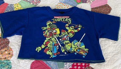 Vtg Teenage Mutant Ninja Turtles Shirt Wormser Michelangelo USA 90s - Image 1 of 4